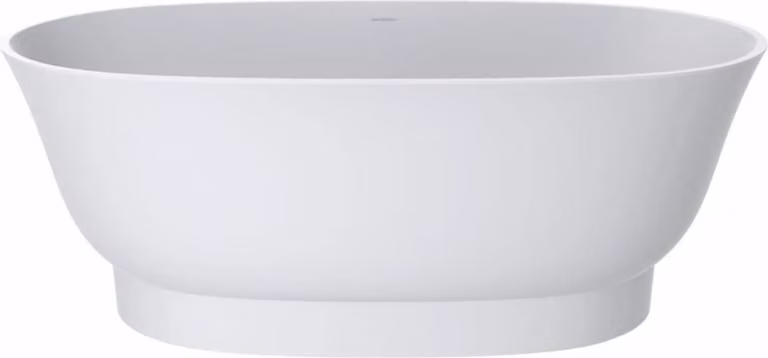 Casa Padrino Vasca da bagno freestanding Art Déco bianco opaco 160 cm