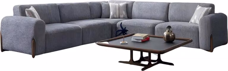 Luxus Sofagarnitur Ecksofa L-Form Garnitur Sofas Sitz Wohnzimmer