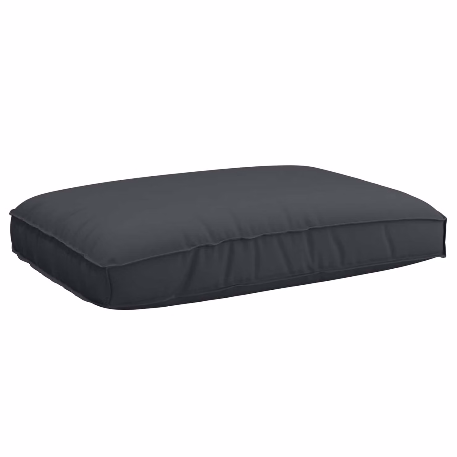 vidaXL Cuscino in Tessuto Oxford Nero L: 120 cm, P: 80 cm, H: 12 cm