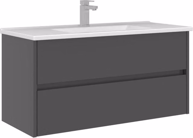 Mobile lavabo "Arno 100" - 100 x 45 x 52 cm - Antracite