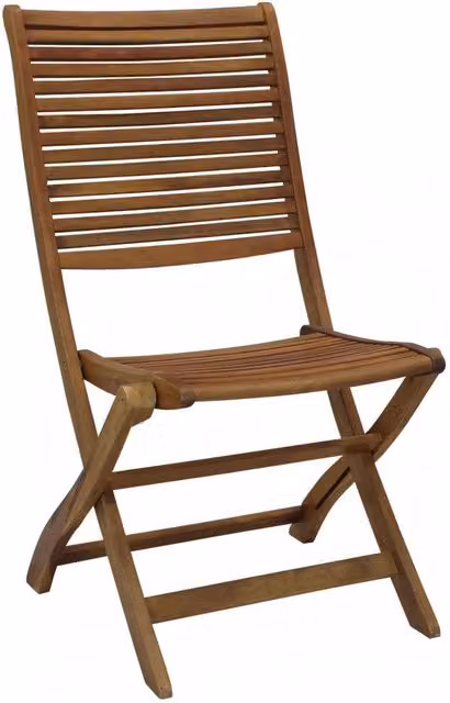Sedia da Giardino Riviera Senza Braccioli 50x64x94 h cm in Legno Marrone