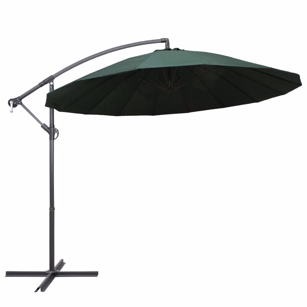 Maison Exclusive - Parasole per esterni, colore verde, con palo in alluminio, altezza 3 metri
