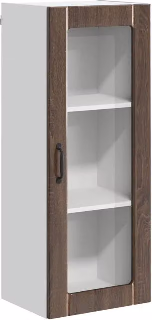 Armadio da cucina moderno pratico portaoggetti 40 x 31 x 100 cm in legno multistrato rovere marrone 02_0054119