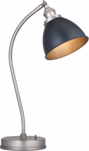 Lampada da scrivania vintage nera E14 Endon Franklin