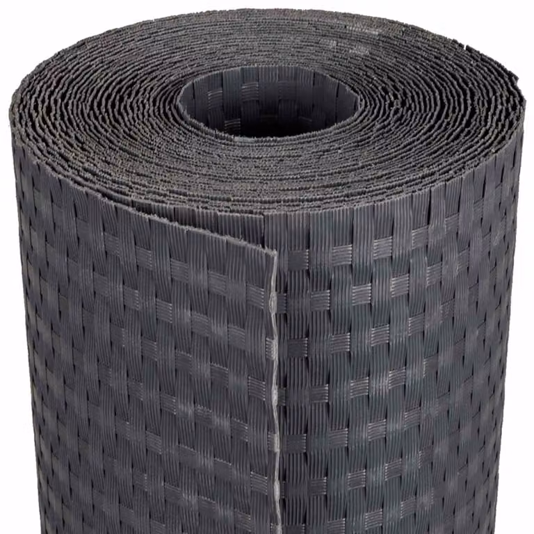 Schermo da balcone Grigio Scuro 1000 x 100 cm polyrattan