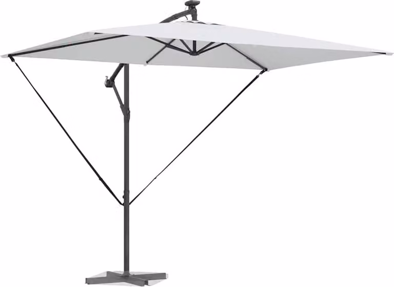 Ombrellone Sabbia 294 x 200 x 270 cm Poliestere e Alluminio