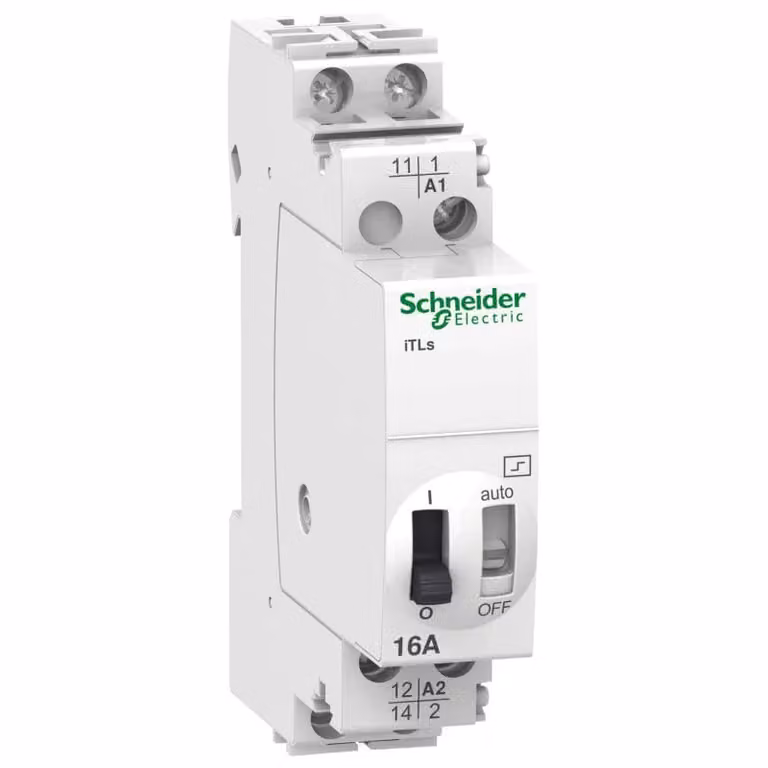 Schneider Electric Acti9 iTL, bianco, EN 669-2-2, EN 669-1, GOST, CCC, KEMA, CEBEC, NF, IMQ, VDE, 230-240 V, 50 - 60 Hz, 16 A, 75 mm