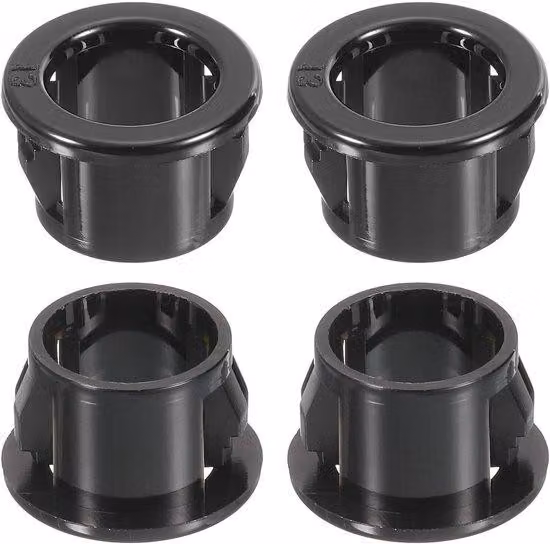 Set di 38 pezzi di chiavi a scatto in nylon nero da 1/2 pollice