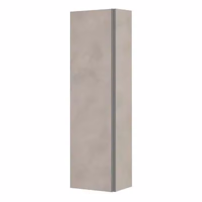 Pensile da bagno sospeso beige con ante soft close e ripiani interni H: 135 cm – 2
