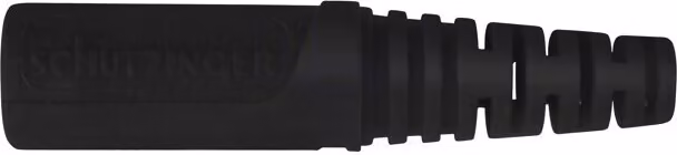 1 connettore placcato in nichel, connettore a banana da 4 mm, 33 VAC, 32 A, 70 VDC, nero, diametro: 4 mm, modello KU 09 L NI / SW B