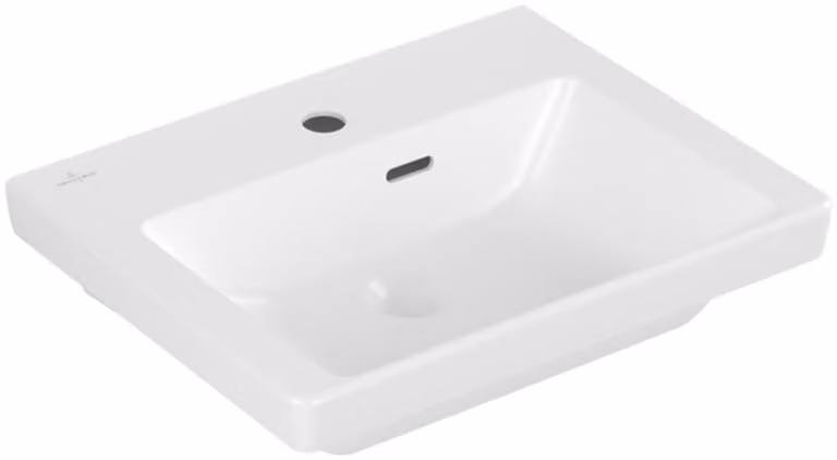 Villeroy & Boch Subway 3.0 lave-mains, rectangulaire, 1 trou pour robinet, avec trop-plein, 500x400mm, 437050RW, 437050RW