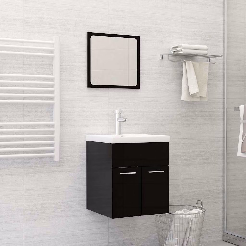 vidaXL Lavabo da Incasso Rettangolare in Ceramica Bianco L: 42 cm, P: 39 cm, H: 18 cm