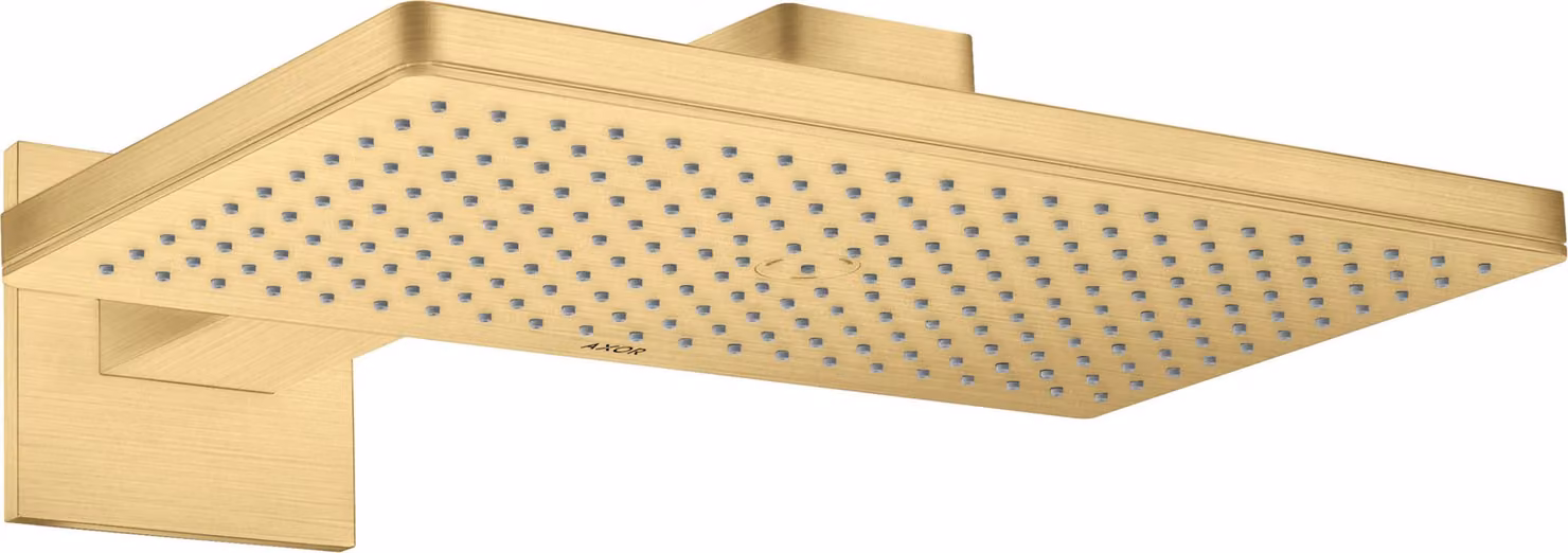 hansgrohe AXOR ShowerSolutions pomme de douche 460/300 1 jet, bras de douche, rosette carrée, 35278250, 35278250