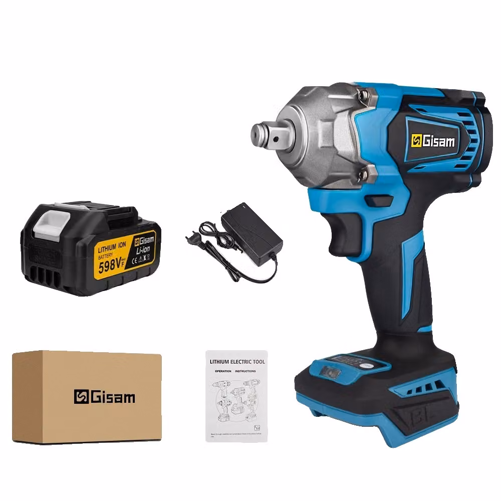 Avvitatore a impulsi elettrico a batteria, coppia di serraggio 1200NM, tecnologia motore brushless, tipo di batteria