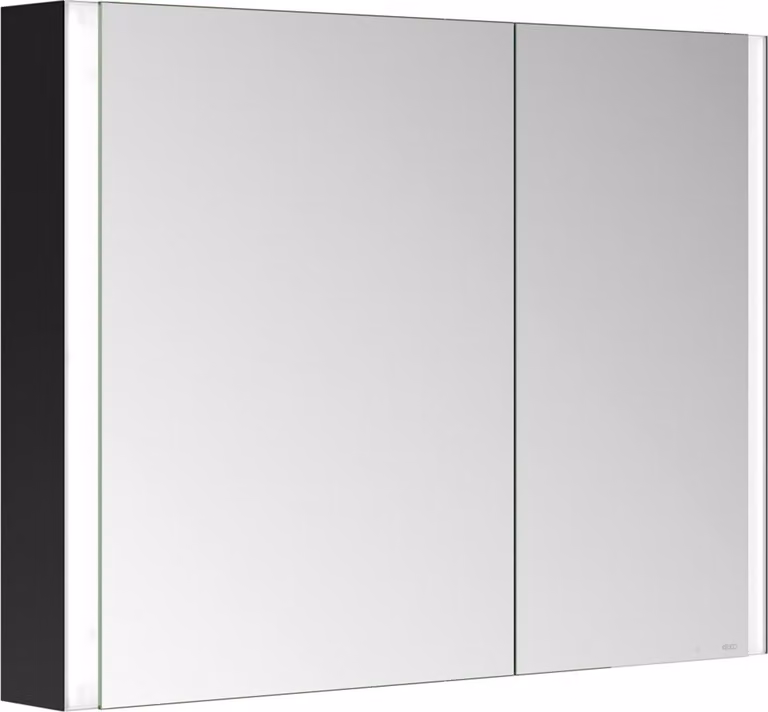 KEUCO SOMARIS Armoire de toilette murale 2 portes, asymétrique, 1000mm, 14503372200, 14503372200
