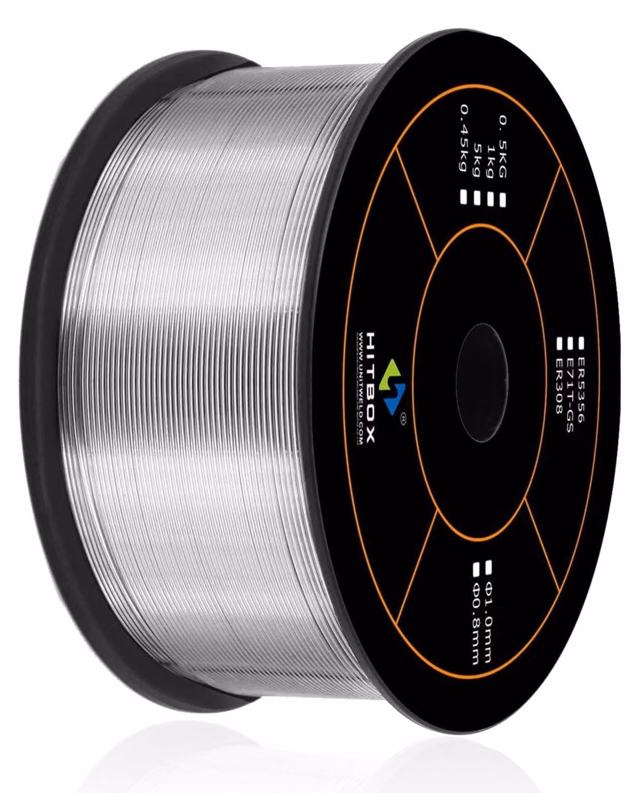 Filo di saldatura MIG MAG, diametro 1,0 mm, 1 kg, senza gas, con flusso