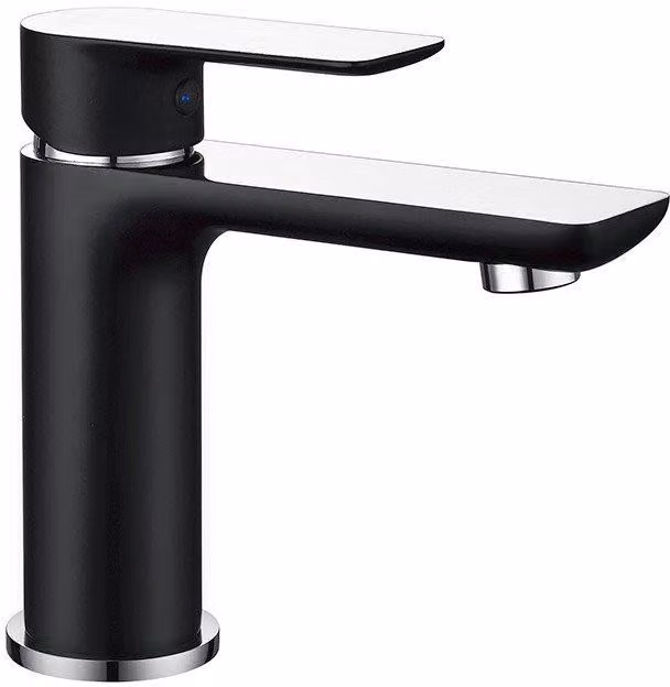Mexen Alfa rubinetto per lavabo, nero/cromo - 745700-71
