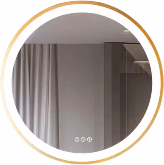 Specchio Bagno LED a LED con Illuminazione Regolabile e Defogger - Moderno e Impermeabile - 60CM