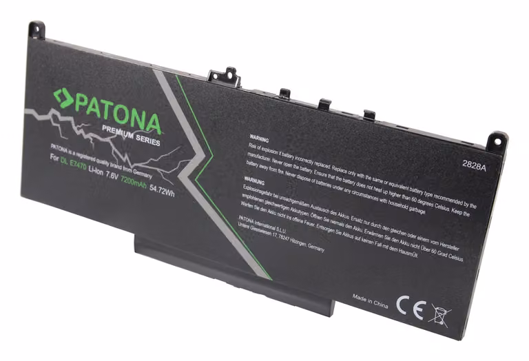 Batteria Dell Lat.E7260/E7270/E7470 7200mAh Li-lon 7,6V Premium