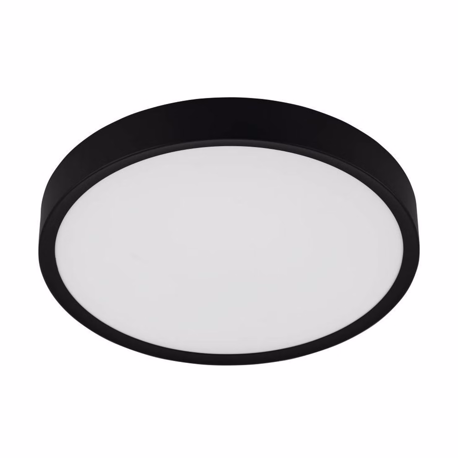 Plafoniera Contemporanea Musurita Policarbonato Nero 6 Luci Led Integrato 5,5W