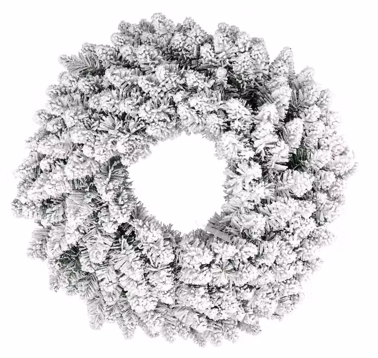 Coroncina Monte Bonifato innevata cm Ø60x18,5