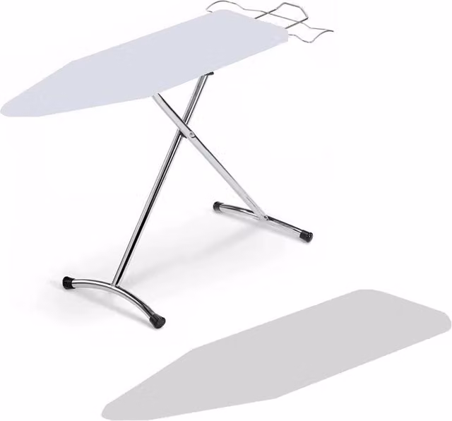 Asse da stiro Relax Top House grigio regolabile in altezza con copertina di ricambio inclusa