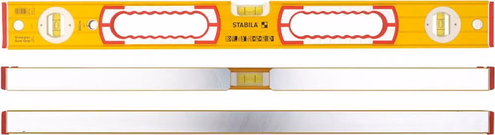 Livella a bolla LM con impugnature 196-2 60 cm Stabila | 4005069152338