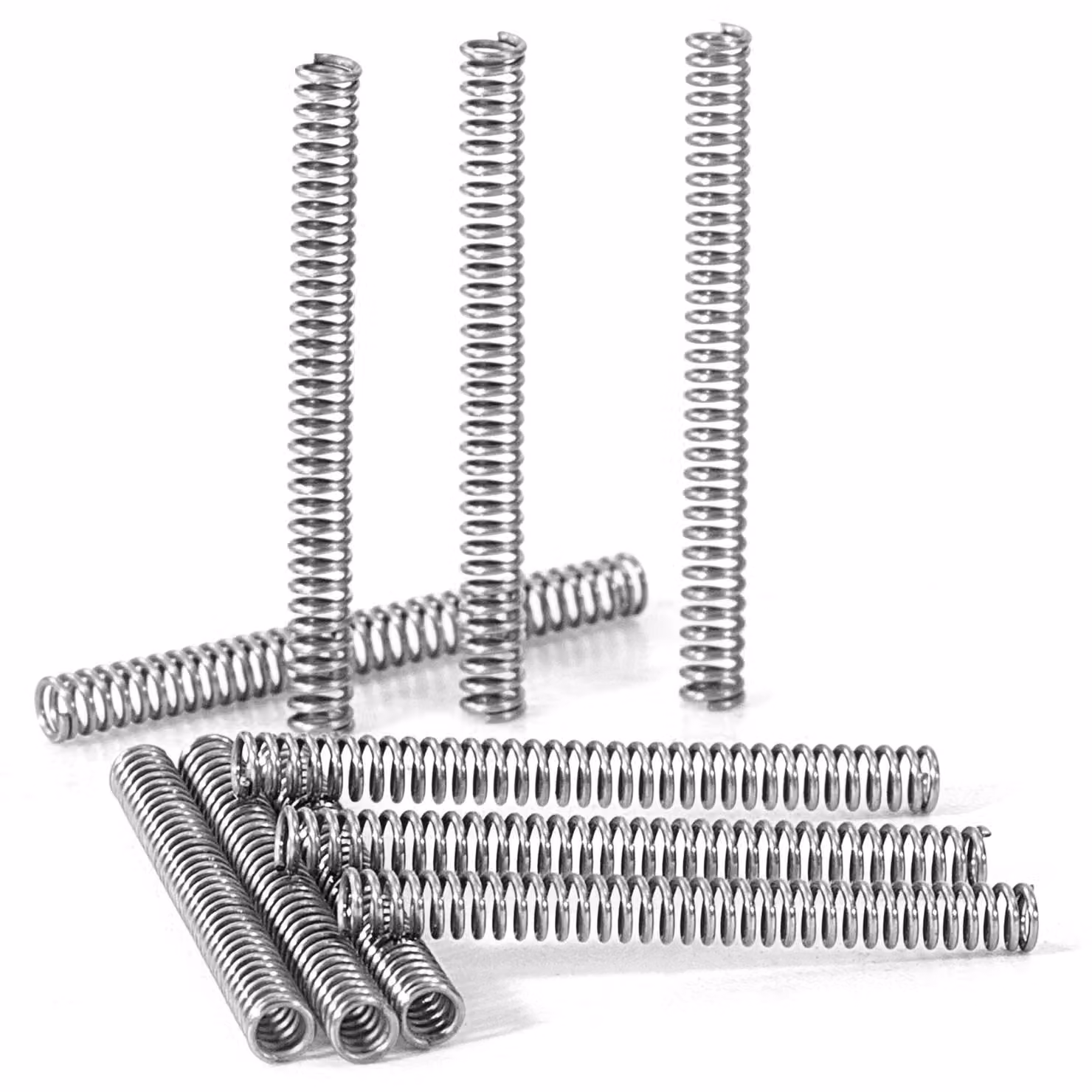 Molle a compression da 20 mm, acciaio inossidabile 304, dimensioni 0,3x2 mm, confezione da 20 pezzi