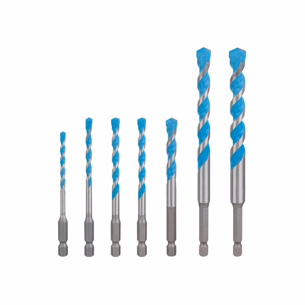 BOSCH 2608902370 BOSCH EXPERT HEX-9 Multi Construction Mehrzweckbohrer-Set, 7-teilig