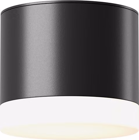 Spot a soffitto nero rotondo Ø9cm decorativo per bagno 1xGX53 15W Pauline Maytoni