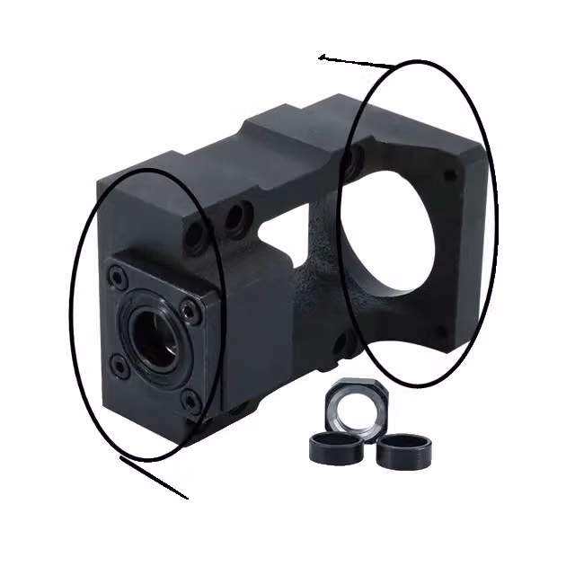 Supporto motore, struttura in metallo, cuscinetto a sfere a contatto obliquo, cuscinetto a sfere a contatto obliquo C5, HM15-57