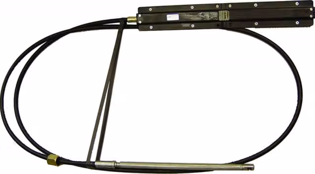 Timoneria Ultraflex TM86 da 20 in acciaio inossidabile colore nero