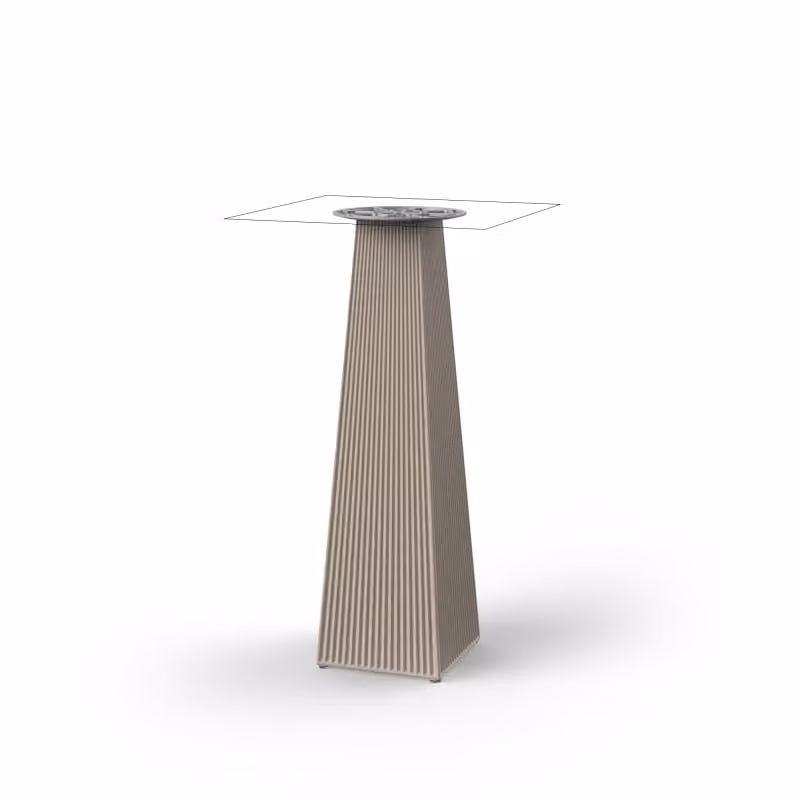 Base tavolo Gatsby Vondom quadrata 30x30x105cm