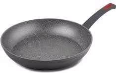 Padella antiaderente in alluminio Ghidini Cipriano Grigio e Rosso Diametro: 32 cm