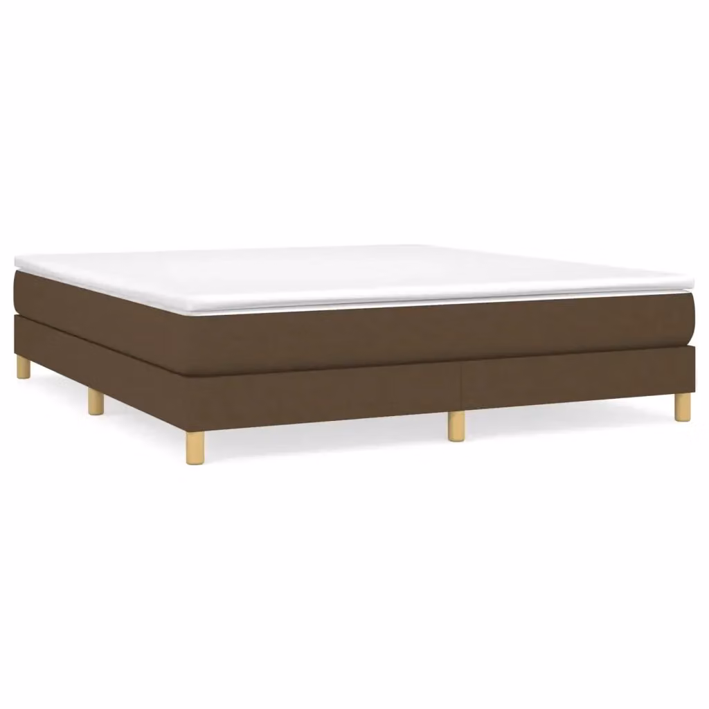 Letto Ibrido con Giroletto a Molle e Materasso vidaXL, Marrone e Bianco, L/P/H: 160 x 200 x 25 cm – 2