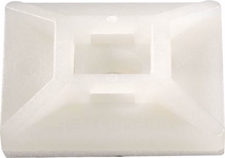Hellermann Tyton MB4CA Bianco 100pcs(s) Morsetto per cavi (MB4CA-PA66-NA-C1)