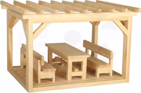 Walachia Kit di incollaggio in legno Pergola