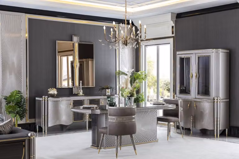 Stuhl Braun Esszimmer Modern Stühle Esszimmer Design Elegantes Möbel Metall