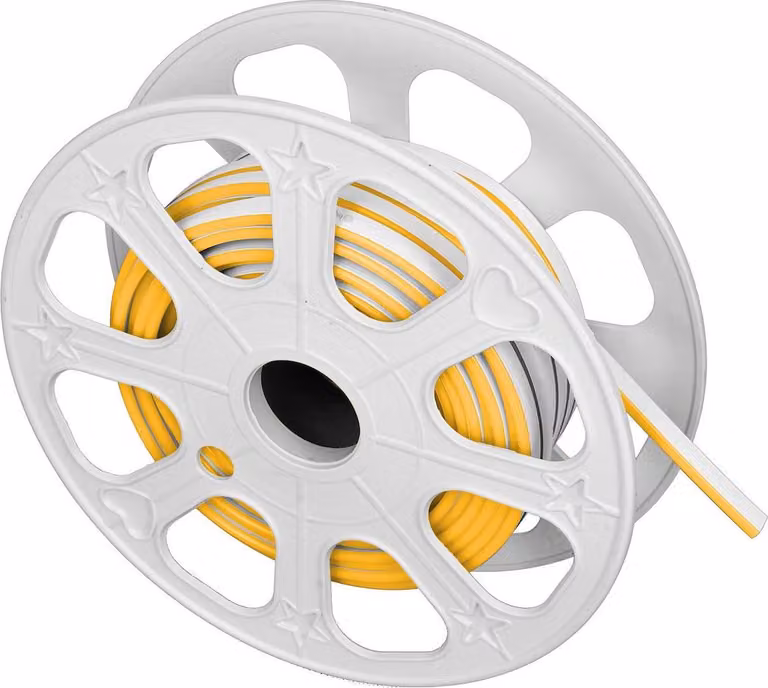 Nastro LED Neon Flex giallo 12V IP65 25m EKO FLEX