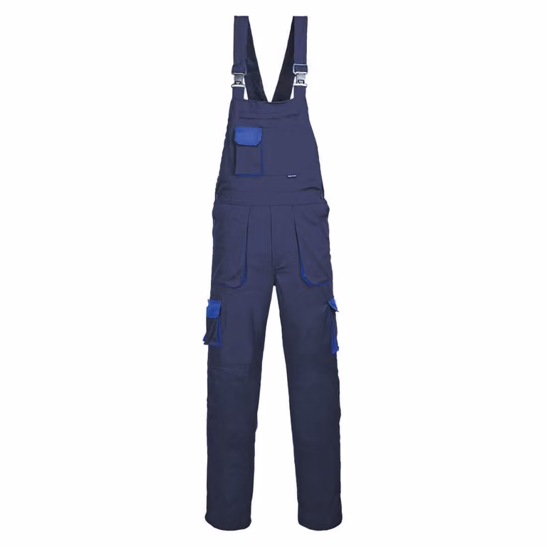Portwest TX12 Portwest Texo Salopette a contrasto Navy Taglia XS