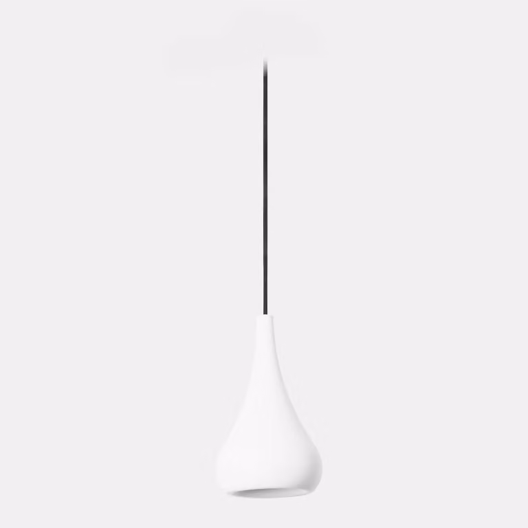 Lampada a sospensione LED LedsC4, dimmerabile, per interni, luce calda 3000K, 15,2W, 1006 lumen, design moderno in acciaio bianco, diametro 12,6 cm, altezza regolabile fino a 150 cm