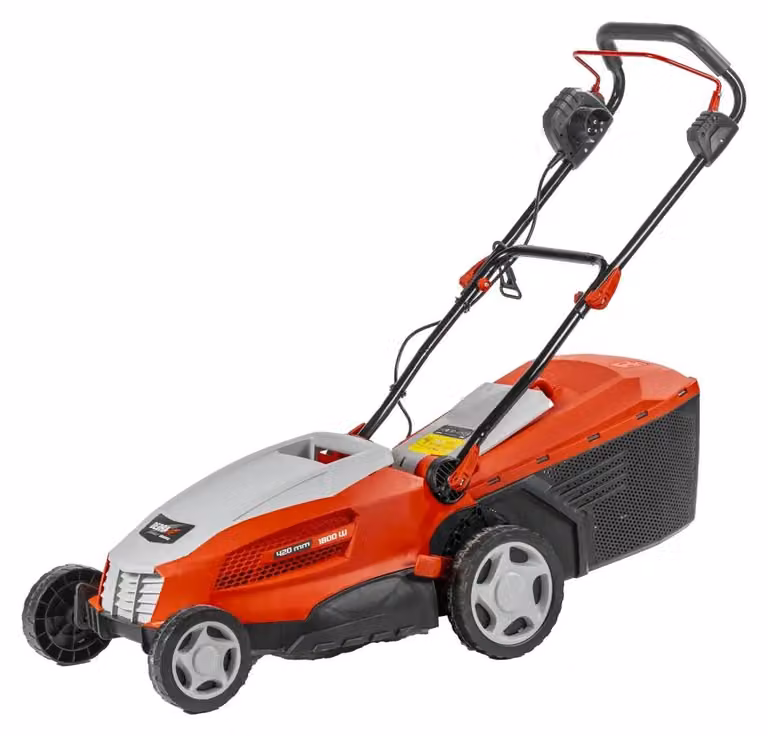 Tagliaerba elettrico - Larghezza di taglio: 420 mm - Potenza: 1800 W - Contenitore di raccolta: 40 litri