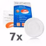 NEMAXX® Pad Fissaggio Rilevatore Fumo Ø80 mm – Adesivo 3M High-Tack, Autoadesivo – Montaggio Senza Foratura – Per Fumo, CO e Termici – 7 Pezzi
