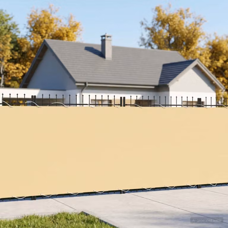 Schermo di privacy per balcone vidaXL beige, H: 180 cm x L: 1500 cm