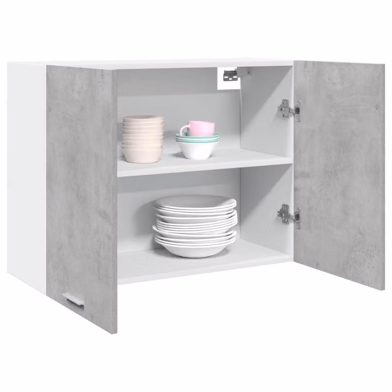 Pensile da cucina moderno vidaXL Lyon Grigio Cemento L: 80 cm, P: 31 cm, H: 60 cm