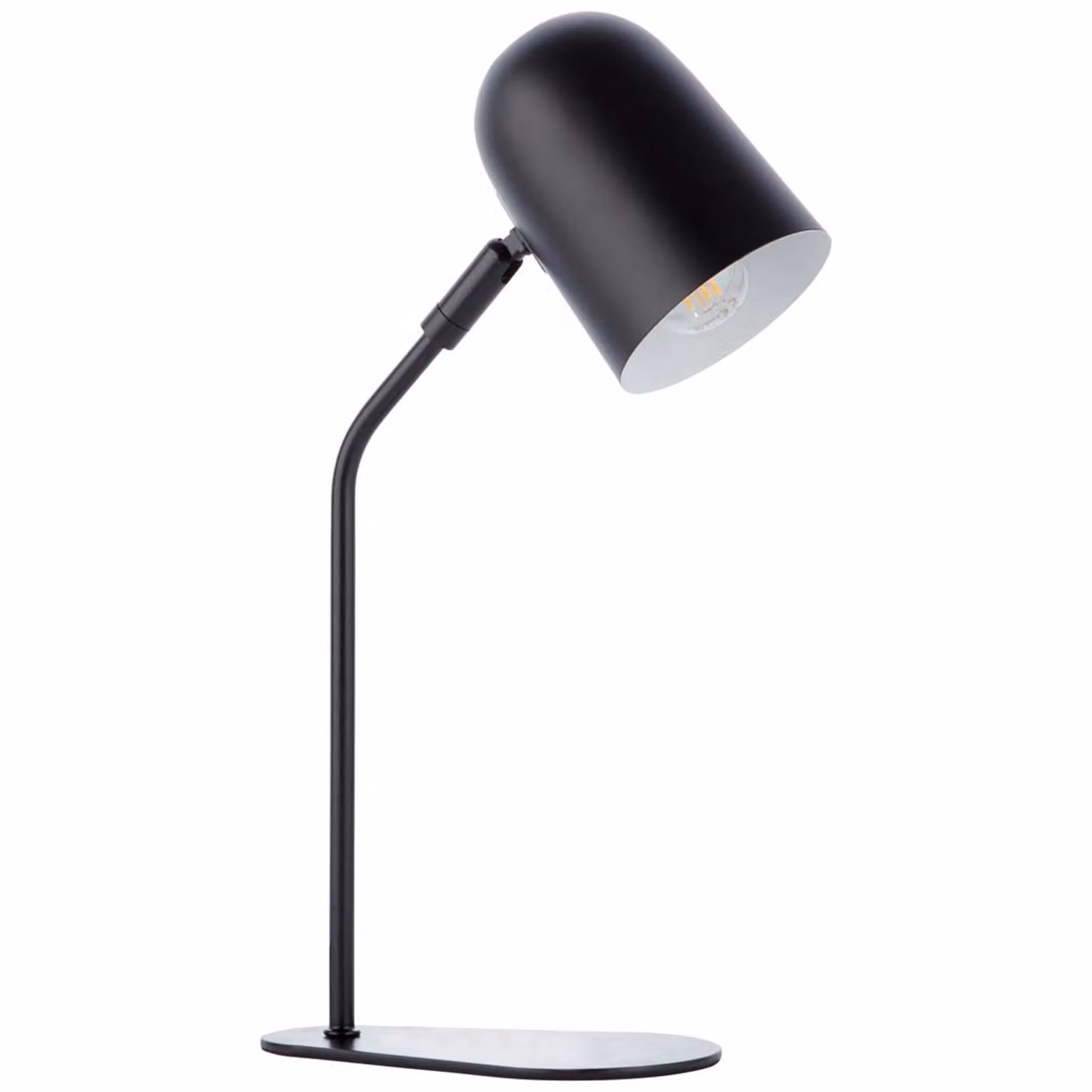 Lampada da tavolo Tong in velluto nero