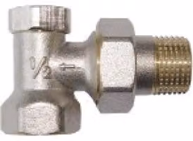 Valvola Per Radiatore Con Raccordo A Vite Per Tubi In Acciaio, Angolare, Ritorno 1/2 - H/Cz-51-K15