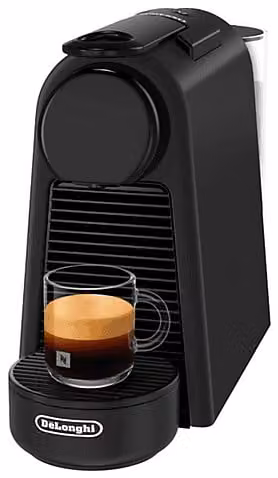 Macchina per caffè a capsule De'Longhi Essenza Mini EN85 BKMT, compatibile con Nespresso Original, Black, 1370 W, Serbatoio acqua 0,6 l, con spegnimento automatico