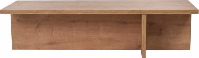 Calicosy - Tavolino con piano rettangolare e base asimmetrica L120 cm - HARBOR