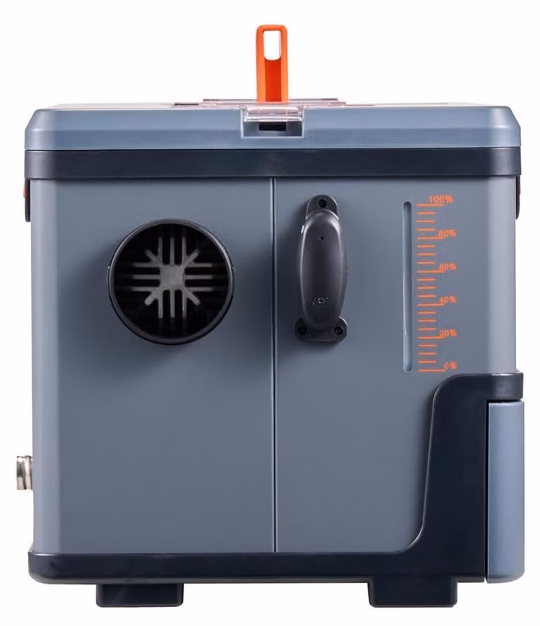 Riscaldatore diesel portatile - Potenza da 5 a 8 kW - Serbatoio carburante da 5 litri - 12 V/24 V DC